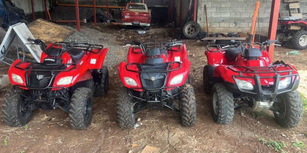 Cuatrimotos HONDA y Suzuki Ozark