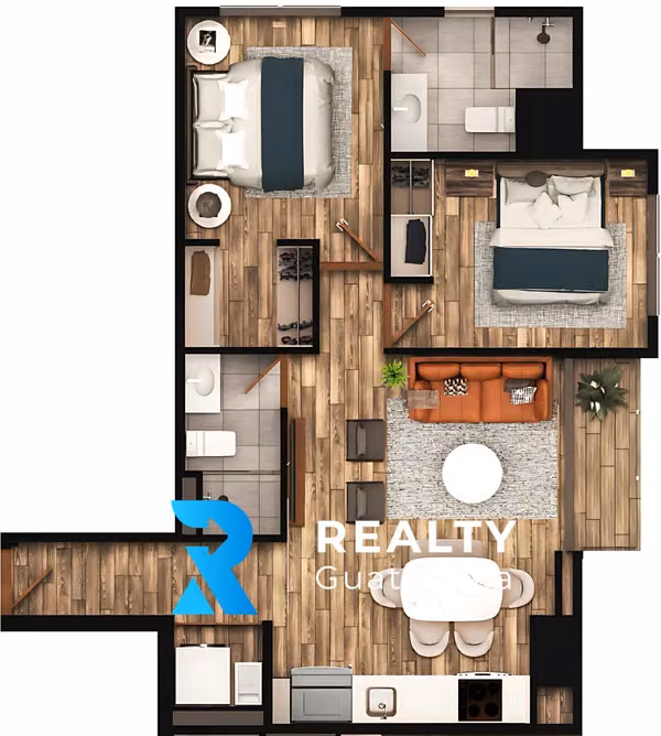 VENDO Apartamento en Planos – Amalfi, Zona 14