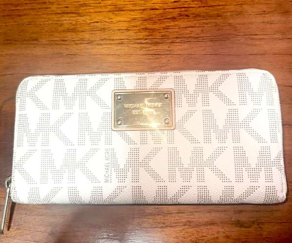 Billetera Michael Kors Jet Set Travel Beige - Original