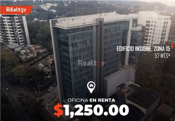 Oficina en Renta en Edificio Insigne, zona 15