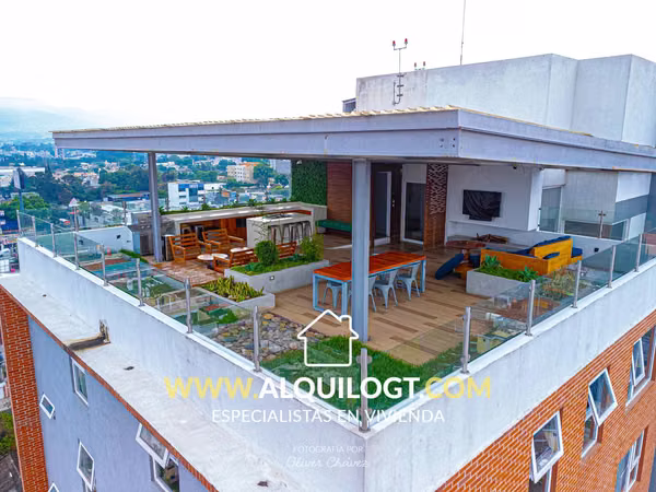 APARTAMENTO AMUEBLADO  ZONA 12 DE 2 HAB CERCA USAC