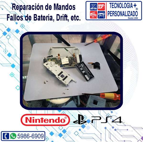 Reparación de Mandos Joycon para Nintendo Switch