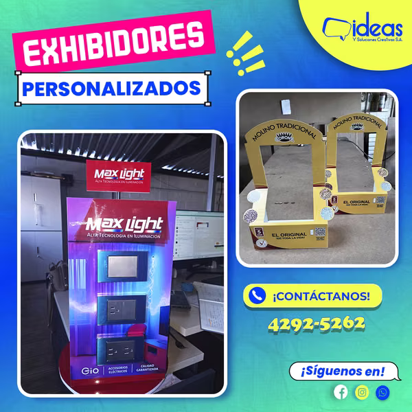 EXHIBIDORES PERSONALIZADOS