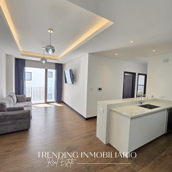 Apartment for rent zone 16 Lirios de Cayalá building with 2 bedrooms + 2 parking spaces