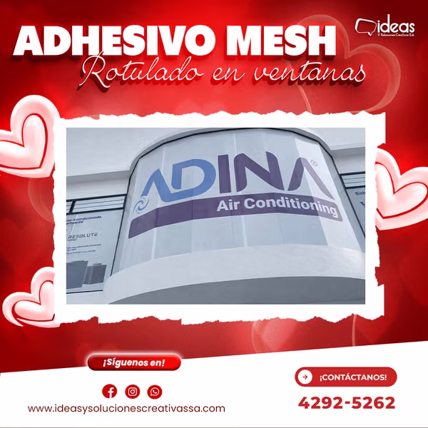 ADHESIVO MESH PARA VENTANAS