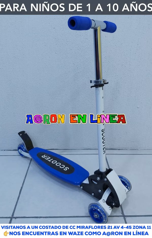 MONOPATINES PARA NIÑOS DE 1 A 9 AÑOS