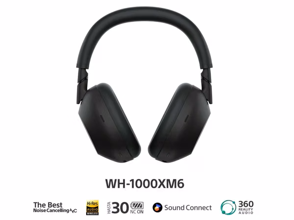 Audífonos Sony WH-1000XM6 Over-Ear
