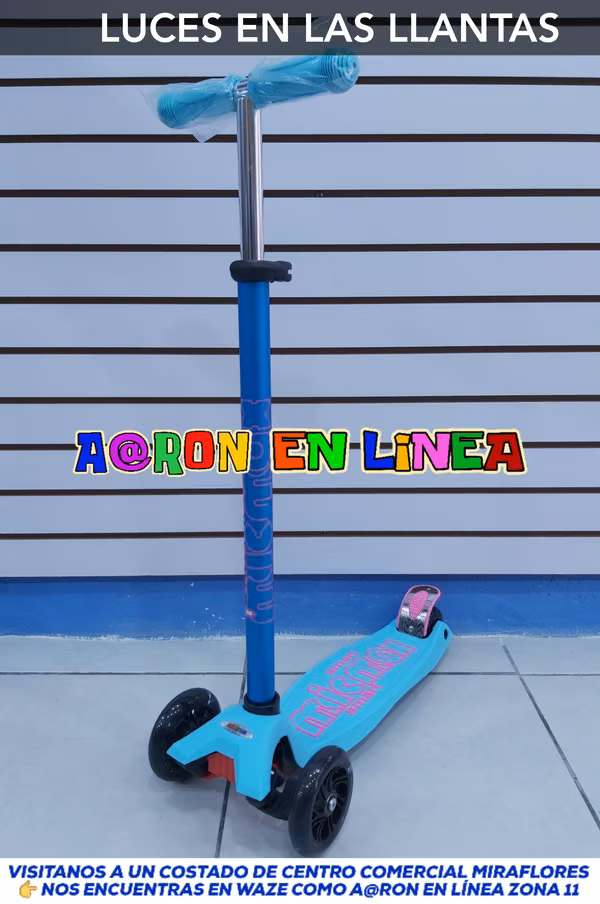 MONOPATINES CON LUCES EN LAS LLANTAS PARA NIÑOS