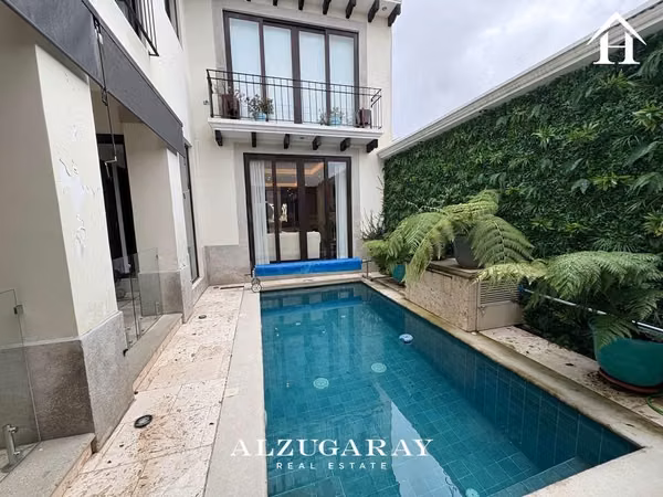 Casa + apartamento con piscina Cond Lazos de Fraijanes