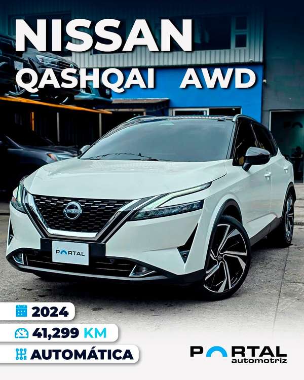 NISSAN QASHQAI AWD 2024 COLOR BLANCO CON NEGRO