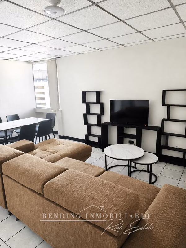 Furnished apartment for rent in zone 10 Reforma Montúfar with 2 bedrooms
