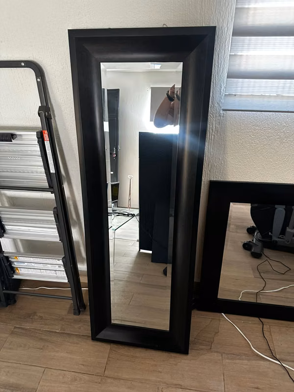 mirror with coffee frame for sale