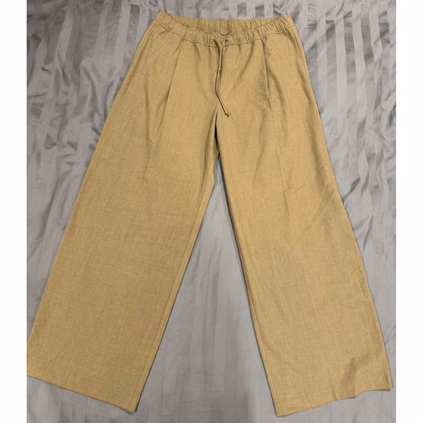 Old Navy High- Waisted Billie Taupe Brown Wide-Leg Tromer - Size: XL - New