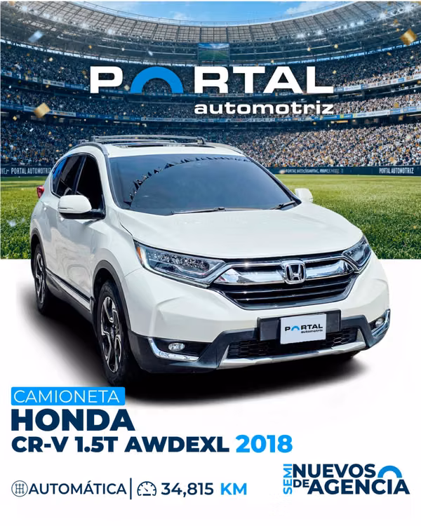 HONDA CRV 1.5 AWD EXL 2018 COLOR BLANCO