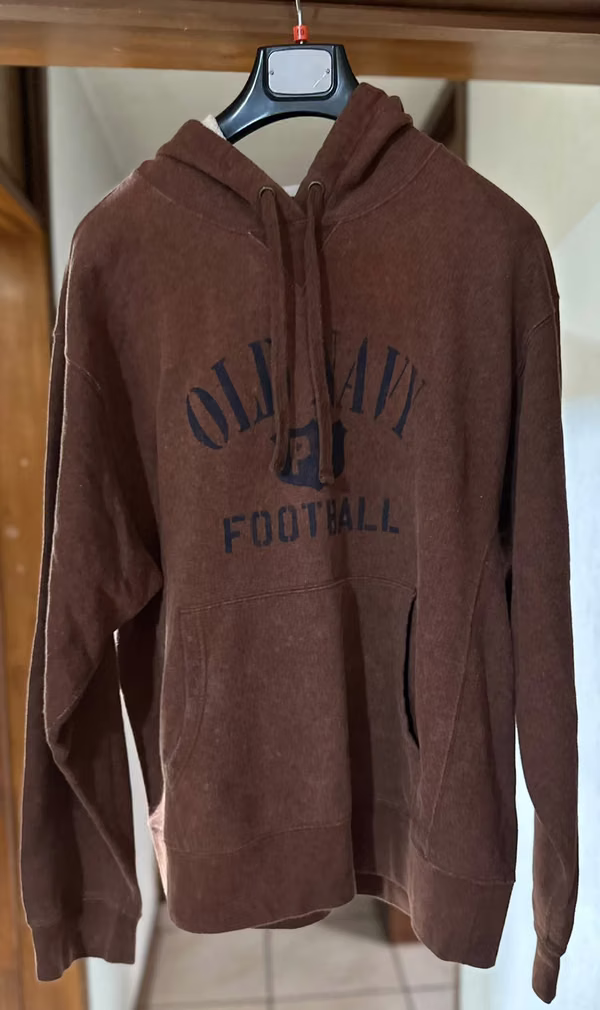 Vintage Old Navy Hoodie Original - L-Size - color: coffee