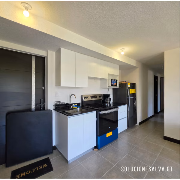 Apartamento en renta zona 12, amueblado, 3 habitaciones