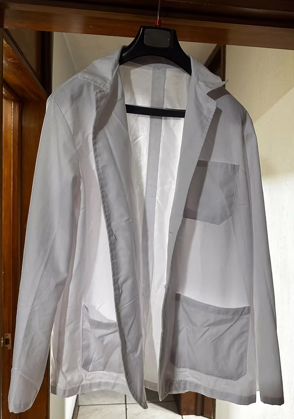 Bata Blanca – Talla Large (L) - Nueva