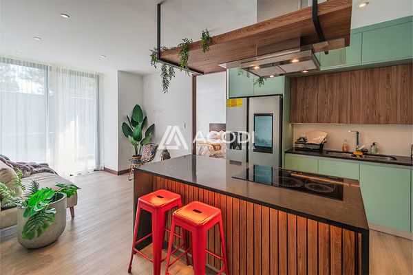 Apartamento semi amueblado en Zona 13