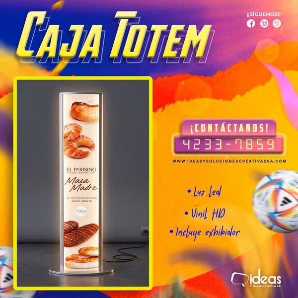  TÓTEM PUBLICITARIO PERSONALIZADO 