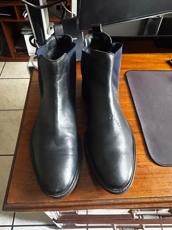 Chelsea Boots Brand: Celio Paris - Original - Black Leather - Size 43
