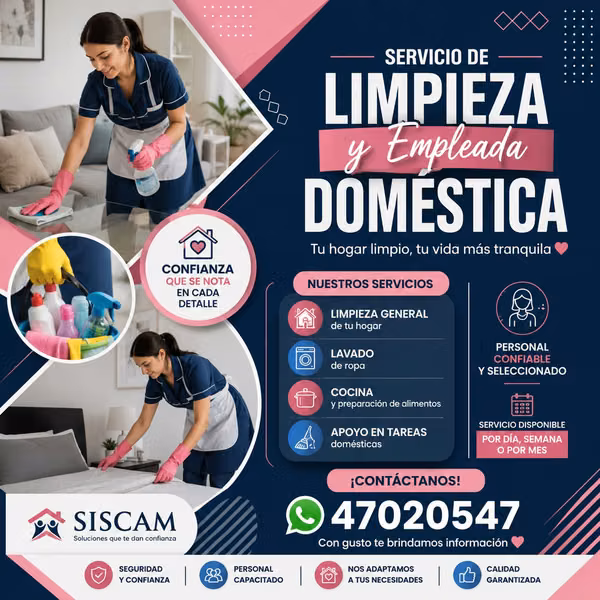 NECESITAS EMPLEADA DOMESTICA