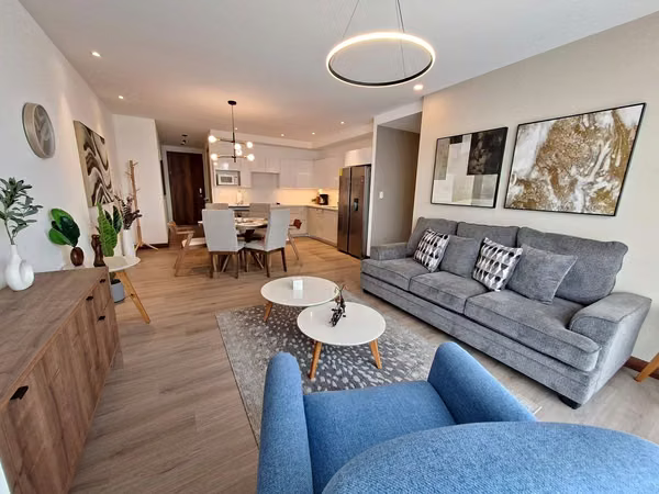 Apartamento amueblado, Edificio Artis, Zona 13 — en Alquiler
