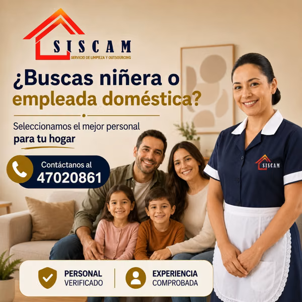 ¿Buscas niñera o empleada domestica?