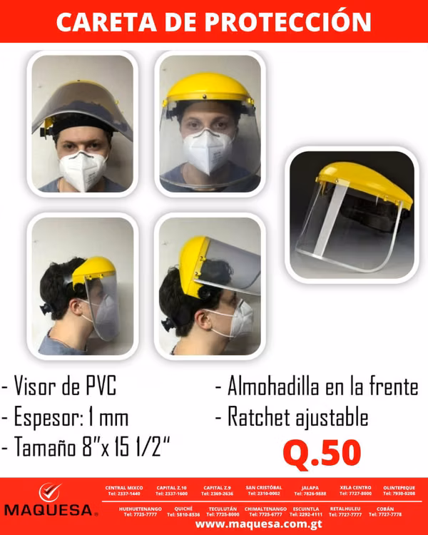 Careta de protección