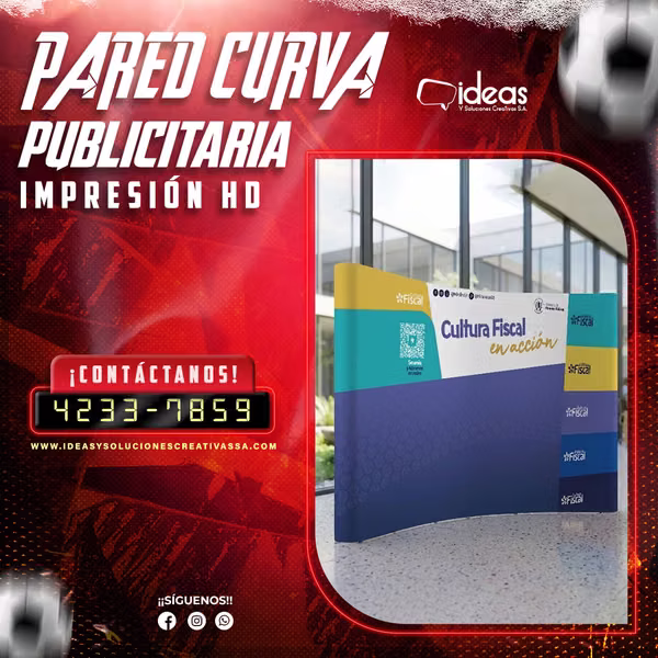  PARED CURVA PERSONALIZADA 