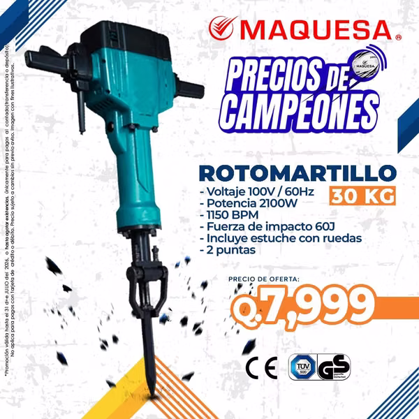 DEMOLEDOR DE 30KG MAQUESA
