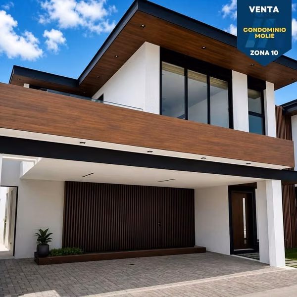 CASA EN ALQUILER O VENTA EN EXCLUSIVO CONDOMINIO MOLIÉ ZONA 10