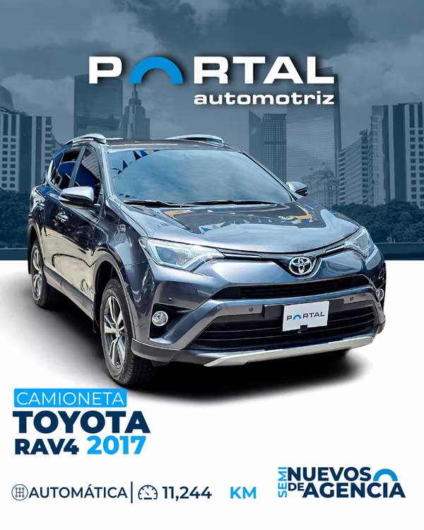 TOYOTA RAV-4 2017 COLOR GRIS METALICO