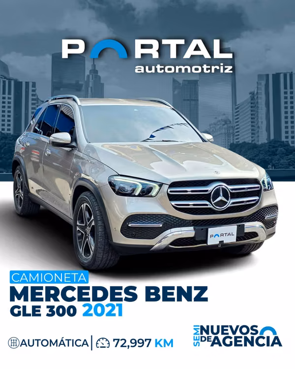 MERCEDES BENZ GLE 300 2021 COLOR PLATA MOJAVE