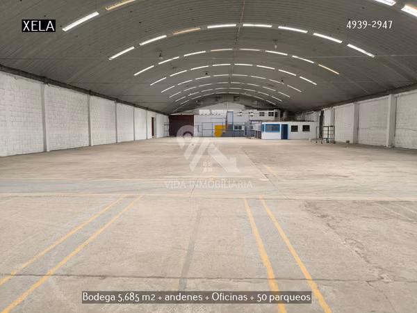 Bodega de 5,685 m2 en XELA