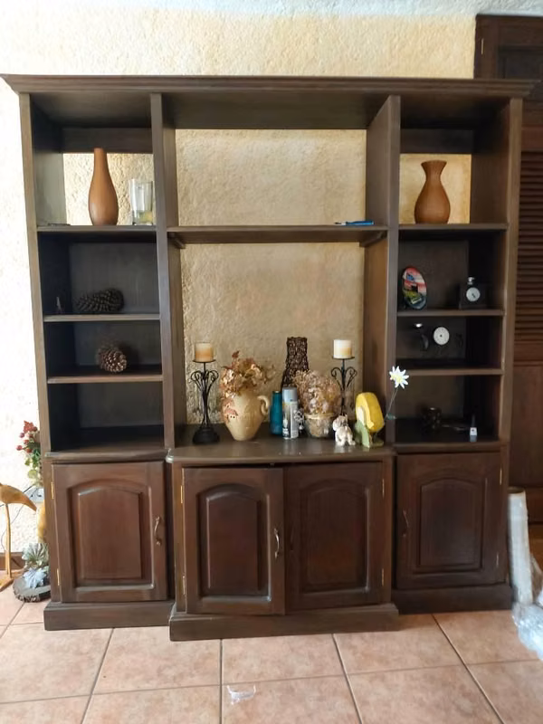 Vendo Mueble Vintage Cedro Para TV