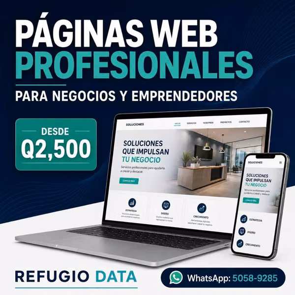 Diseño de páginas web profesionales para negocios