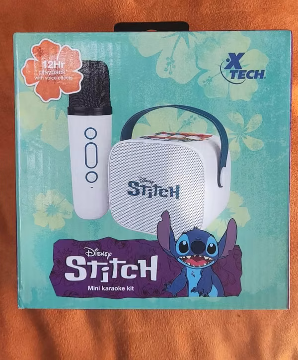 Bocina Bluetooth Inalambrica marca Xtech modelo XTS-D622ST edición Disney Stitch NUEVO SELLADO