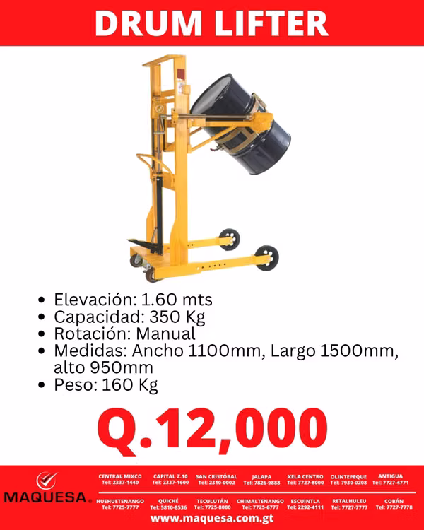 DRUM LIFTER PARA BARRILES 