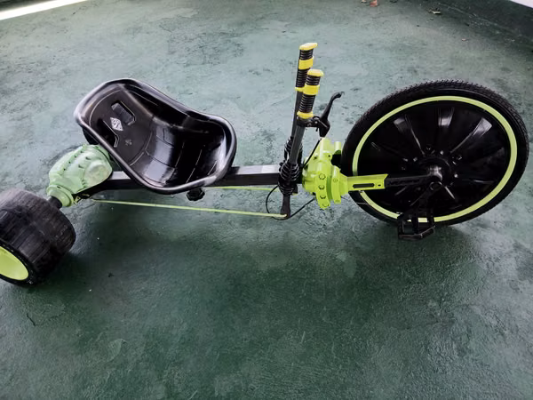 Bonito green Machine un triciclo perfecto 
