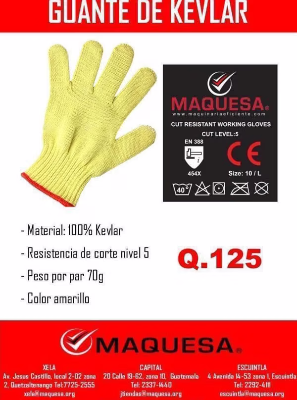 GUANTES DE KEVLAR
