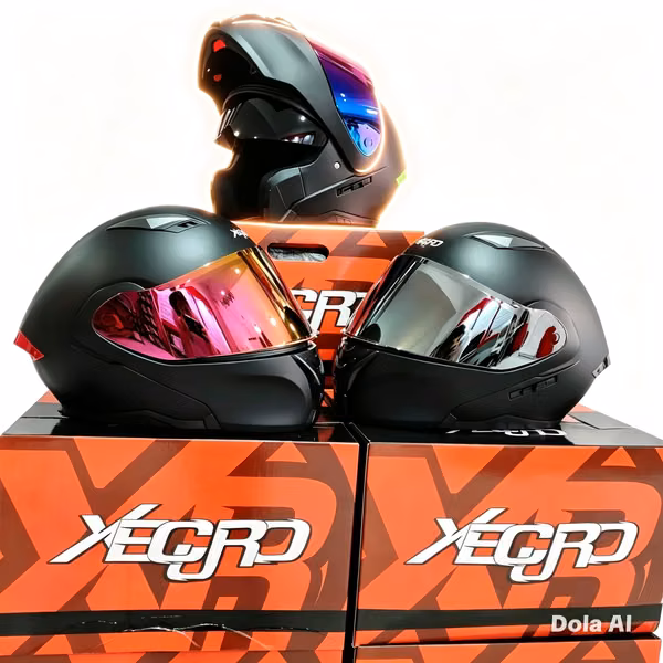 cascos marca xecure en varias tallas y diseños 