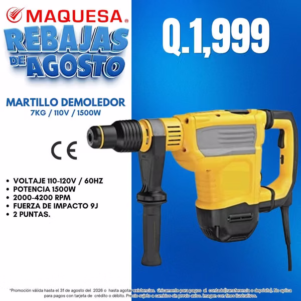 Rotomartillo de 7KG!