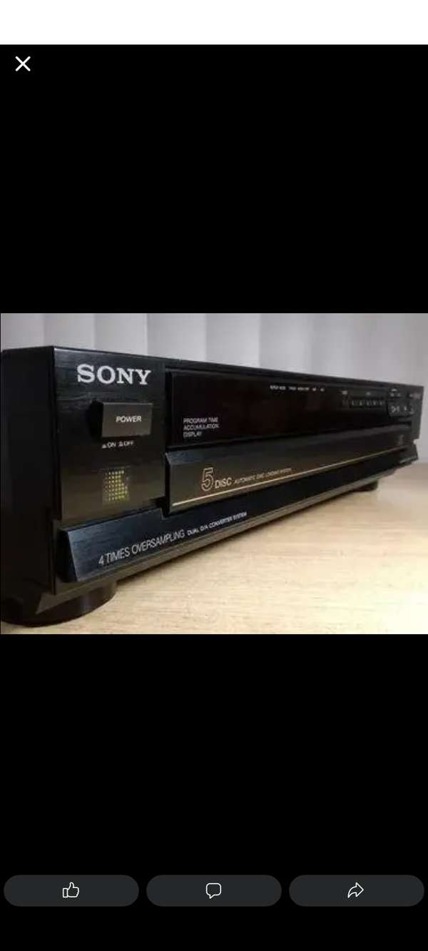 VENDO TORNAMESA LÁSER SONY 5 DISCOS 