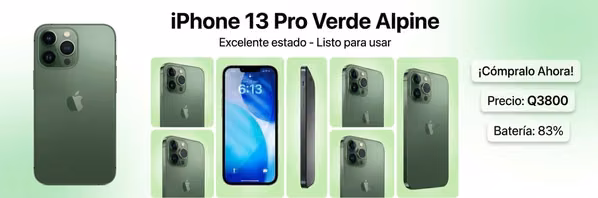 IPHONE 13 PRO MAX GREEN ALPHINE