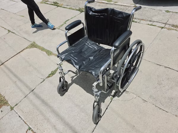 Wheelchair as new and folding