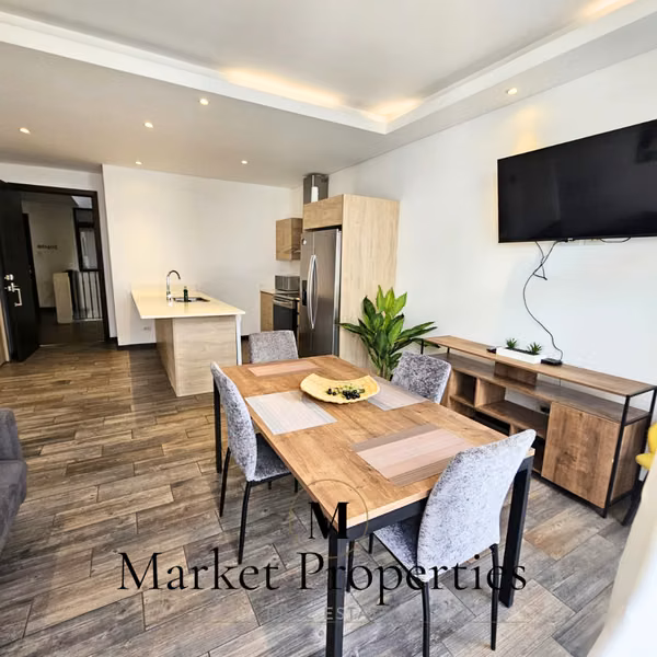Apartamento amueblado en renta Zona 16 Lirios de Cayalá de 2 habitaciones y 2 parqueos