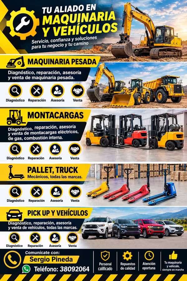 Diagnóstico, reparación y Venta 