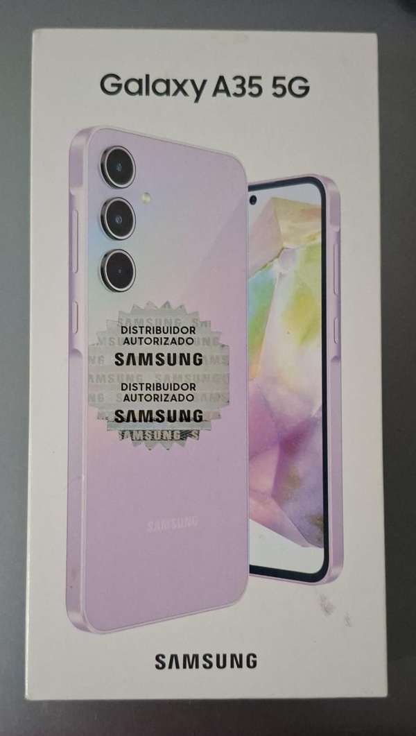 Samsung Galaxy A35 5G muy poco uso, en perfecto estado. Q.1,400.00 color lila.
