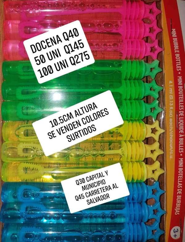 Burbujas surtida 