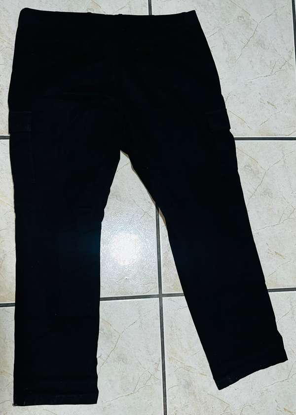 PANTALÓN CARGO - RIPSTOP - MARCA: GOODTHREADS – NUEVO - ORIGINAL - COLOR: NEGRO - TALLA: 36 X 30